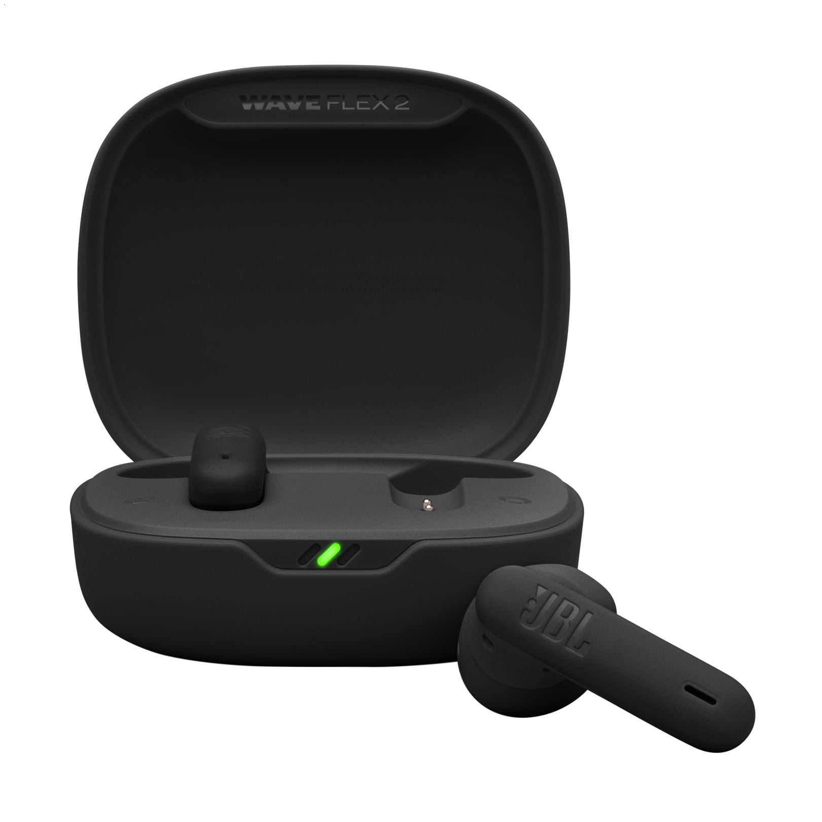 Бездротові навушники вкладиші JBL Wave Flex 2, чорні (JBLWFLEX2BLK)