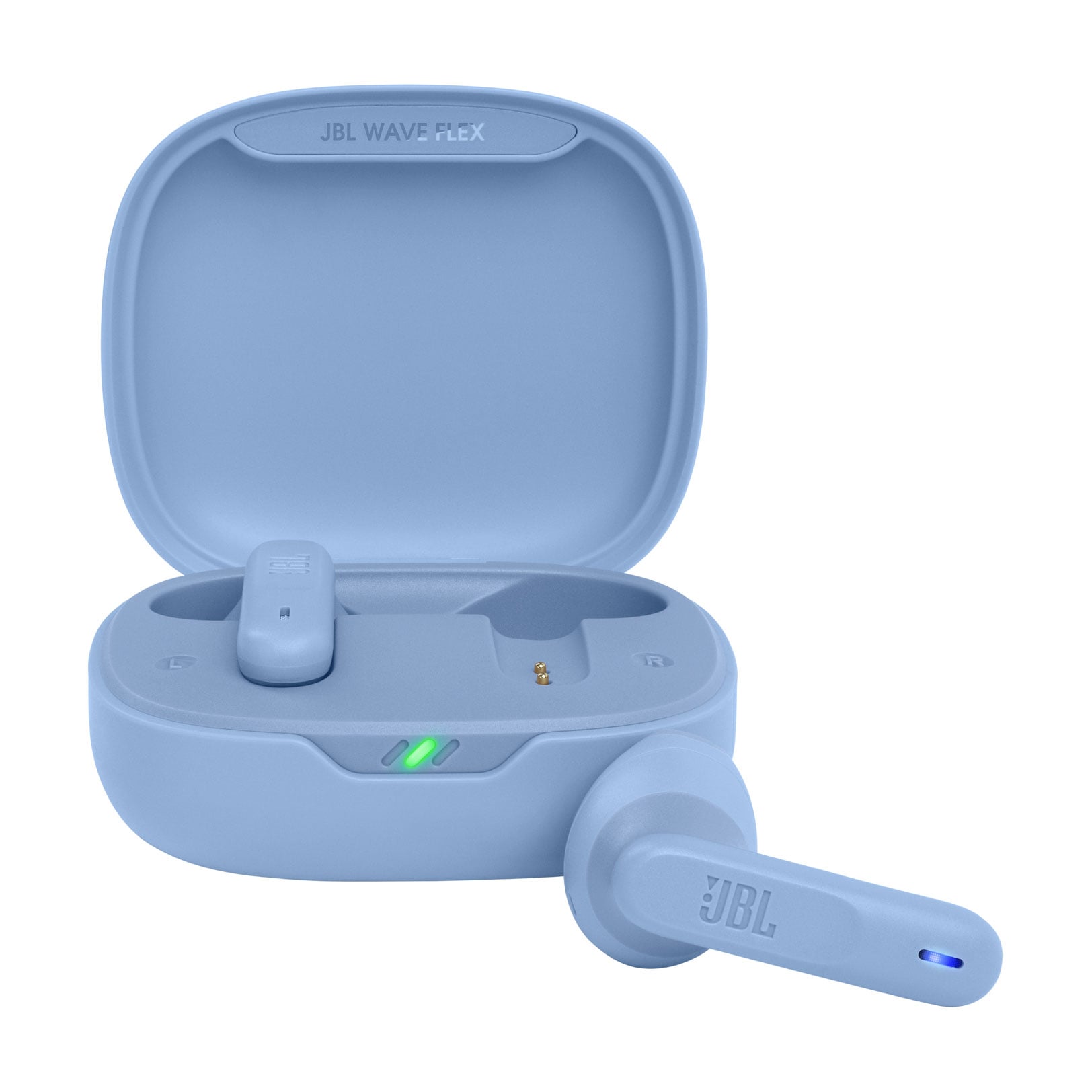 Бездротові навушники вкладиші JBL Wave Flex блакитні (JBLWFLEXBLU)
